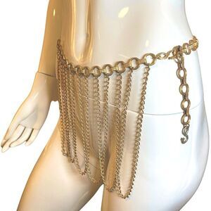 1970’s Vintage Gold Chain Belt